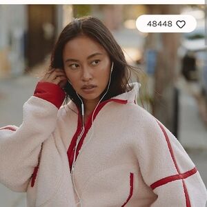 FP Movement by Free People. Mountain High Half Zip Fleece Pull over. NWOT. Med